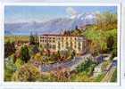 Cpm Dessin  LOCARNO Hotel BELVEDERE Cascade Train - Frobenius Ag - Locarno