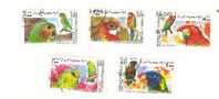 Série Oblitérée Oiseaux Tropicaux  Perroquets Somalies - Somalie (1960-...)