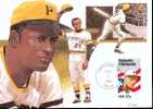 ETATS UNIS CARTE MAXIMUM NUM.YVERT  1544 SPORT BASE BALL ROBERTO CLEMENTE - Maximum Cards