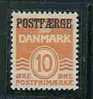 DENMARK - POSTFAERGE (type G) - Timbres De  1933-7 Surcharge -Yvert # 235 - MLH - Nuovi