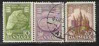 DENMARK  - MILLENAIRE Du ROYAUME  - Yvert # 347/9 -  USED - Used Stamps