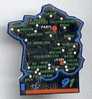 @+ Pin´s Tour De France 91 - Carte De France (cyclisme) - Ciclismo