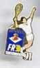 @+ Pin´s Série Roland Garros - A2 FR3 - 1991 - Tennis