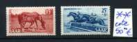 SARRE SAAR 1949 Journée Du CHEVAL HORSE  PFERDE  Postfrich  ++ Cote  50 €     Luxe - Unused Stamps