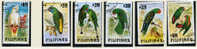 Philipines 1984, Perroquets Y&T  1348-53(o) - Parrots