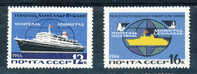 RUSSIA 1966  INAUGURAZIONE DELLA LINEA MARITTIMA LENINGRADO-MONTRÉAL. SERIE COMPLETA MNH** - Maritime