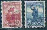 DENMARK  - Millénaire Du Royaume - Yvert # 360/1 -  VF USED - Used Stamps