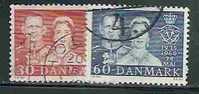 DENMARK - Yvert # 389/390  - VF USED - Gebruikt