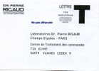 Enveloppe Réponse T - Dr Pierre Ricaud - Vannes - Paris - Cards/T Return Covers