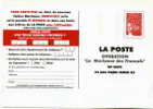 EP La Poste Opération "La Marianne Des Français" - Official Stationery