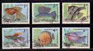 BULGARIA / BULGARIE - 1993 - Poissons - 6v  Obl. - Gebraucht