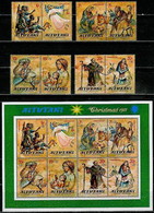 AIUTUTAKI..1977..Michel # 262-269 ( 4 Paare ) + Block 16...MNH...MiCV - 5.80 Euro. - Aitutaki