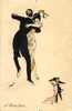 ILLUSTRATEUR X. SAGER - REHAUSSE REMARQUE - LE DOUBLE BOSTON - DANSEUSE - SERIE B.G. Paris N° 574 - Sager, Xavier