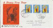 1966 Japon FDC Nouvel An Anno Nuovo New Year - Anno Nuovo