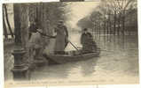 Paris  - Inondations De 1910 - Embarquement Dela Mission Belge - Overstromingen