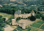 Carte Postale  63.  Aigueperse  Chateau De La Roche Vue D'avion Trés Beau Plan - Aigueperse