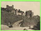 DOVER, UK - THE CASTLE - ANIMATED WITH OLD CARS - PUB. J. SALMON - - Dover