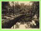 CANTERBURY, UK  - TOWER GARDENS FROM RIVER STOUR - PUB. PHOTOCHROM CO LTD. - Canterbury