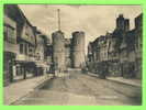 CANTERBURY, UK  - WEST GATE - ANIMATED WITH CHILDRENS - J. G. CHARLTON - - Canterbury