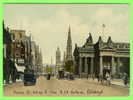 EDINBURGH, SCOTLAND - PRINCES STREET,LOOKING E. FROM R.S.A. GALLERIES - ANIMATED - CARD IS WRITTEN - - Midlothian/ Edinburgh