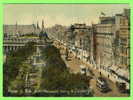 EDINBURGH, SCOTLAND - PRINCES STREET FROM SCOTT MONUMENT, LOCKING WEST - ANIMATED - - Midlothian/ Edinburgh