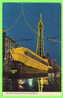 BLACKPOOL, UK  - ILLUMINATED ROCKET TRAM AND TOWER - BAMFORTH & CO LTD - - Blackpool