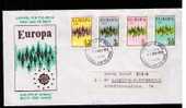 EUROPA MALTA CEPT 1972 Fdc Set On Circulated Cover 1972 Gc2002 - 1972