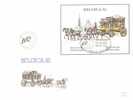 Belgien / Belgium - Block 53 - FDC (#015) ## - Stage-Coaches