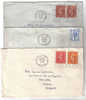 Lot De 3 Flammes (3 De LUTON + 1 De LONDON) - Franking Machines (EMA)