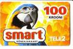 ESTONIA " Tele 2 " Mobile Call Card (board) - PARROT #3 - Estonie