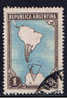 RA+ Argentinien 1951 Mi 583 Landkarte - Used Stamps
