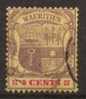 Maurice 101 (1900) "armoiries" ; Cote  : 0.80 E. - Mauritius (1968-...)