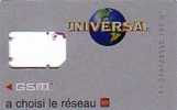 FRANCE CORPS DE CARTE GSM UNIVERSAL SFR SUPERBE - Exhibition Cards