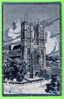 LONDON, UK - WEStMINSTER ABBEY - SILVERSHEEN POSTCARD BY VALENTINE & SONS LTD - - Westminster Abbey