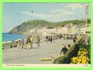 ABERYSTWYTH, WALES - PROMENADE - ANIMATED WITH LOT OF PEOPLES - CARD TRAVEL IN 1974 - - Cardiganshire