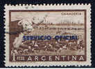 RA+ Argentinien 1955 Mi 81 Dienstmarke - Oficiales