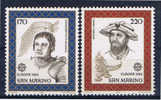 RSM+ San Marino 1980 Mi 1212-13** EUROPA - Nuevos