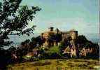 CPSM. CASTELNAU BRETENOUX. EGLISE ET CHATEAU.....DATEE 1977. - Bretenoux