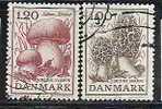 DENMARK - CHAMPIGNONS - Yvert # 674/5 - VF USED - Gebruikt