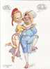 EMILE  MUSTACCHI  PEINTRE CATALAN  MINI  POSTER   030 X 022  CARICATURE AVEC  JEAN MARIE LEPEN   1989 - Originele Tekeningen