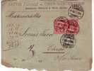 Suisse Enveloppe Du 21/08/01 Oblit AMBULANT N°30 Vers Cluses France Haute-Savoie - Cartas & Documentos