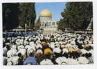 CPM  Priere Des Musulmans Dans La Cour Du Dome Du Rocher  JERUSALEM - Islam