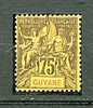 Guyane N° 41*   75c Violet S. Jaune - Sonstige & Ohne Zuordnung