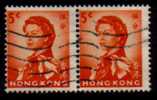 HONG KONG   Scott #  203   F-VF USED Pair - Gebruikt