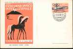 1960 Italia  Catania   Horse-Racing Ippica Horse-show Concorso Ippico   Sur Carte Officielle - Hippisme