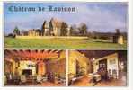 LOUBENS (Gironde, 33) :le Chateau De Lavison ; Vue Générale, La Grande Salle Et Salle à Manger; Mr Martet , Propr ;  TB - La Réole