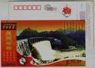 Hydro-power Station,dam,China 2007 Nanping Ecological Guangze Landscape Advertising Pre-stamped Card - Acqua