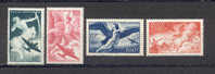 Francia  1946-47.-  Y&T  Nº  16/19 ** Aéreos - 1927-1959 Mint/hinged