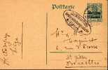 Belgique - Carte Postale (timbre Préimprimé) Ayan Circulé Avec Cachet De Censure Allemande De LIEGE - German Occupation