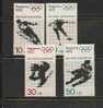 OLYMPIC GAMES - JEUX OLYMPIQUES DE SAPPORO - GERMANY 1972 - YVERT # 544/7 - MNH (Gum With Disturbances) - Hiver 1972: Sapporo